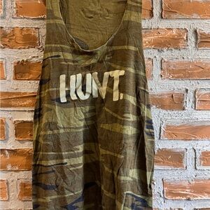 Macks Prairie Wings original Hunt camo tank top SZ XL